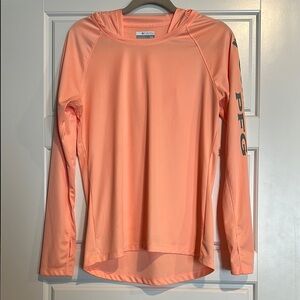 🍑 Columbia PFG Peach Relaxed Hoodie